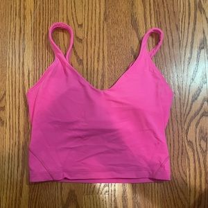 Sonic Pink Lululemon Align Tank Top, Size 4, Worn Once